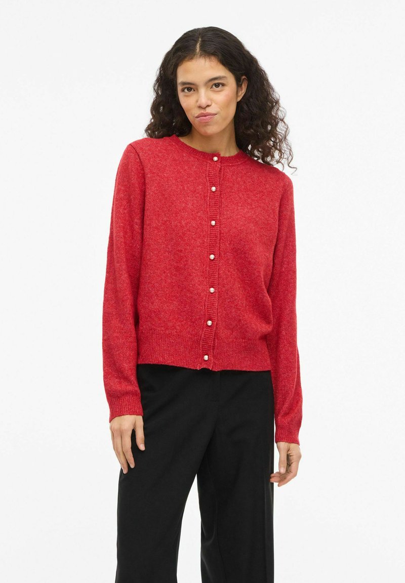 VILA Cardigan - jester red