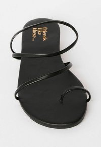 Friends Like These REGULAR FIT - ASYMMETRIC TOE LOOP - Varvassandaalit - black