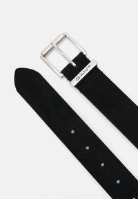 GANT LOGO BELT UNISEX - Öv - black
