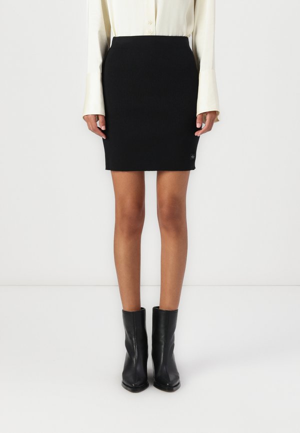 LABEL SKIRT - Pencil skirt