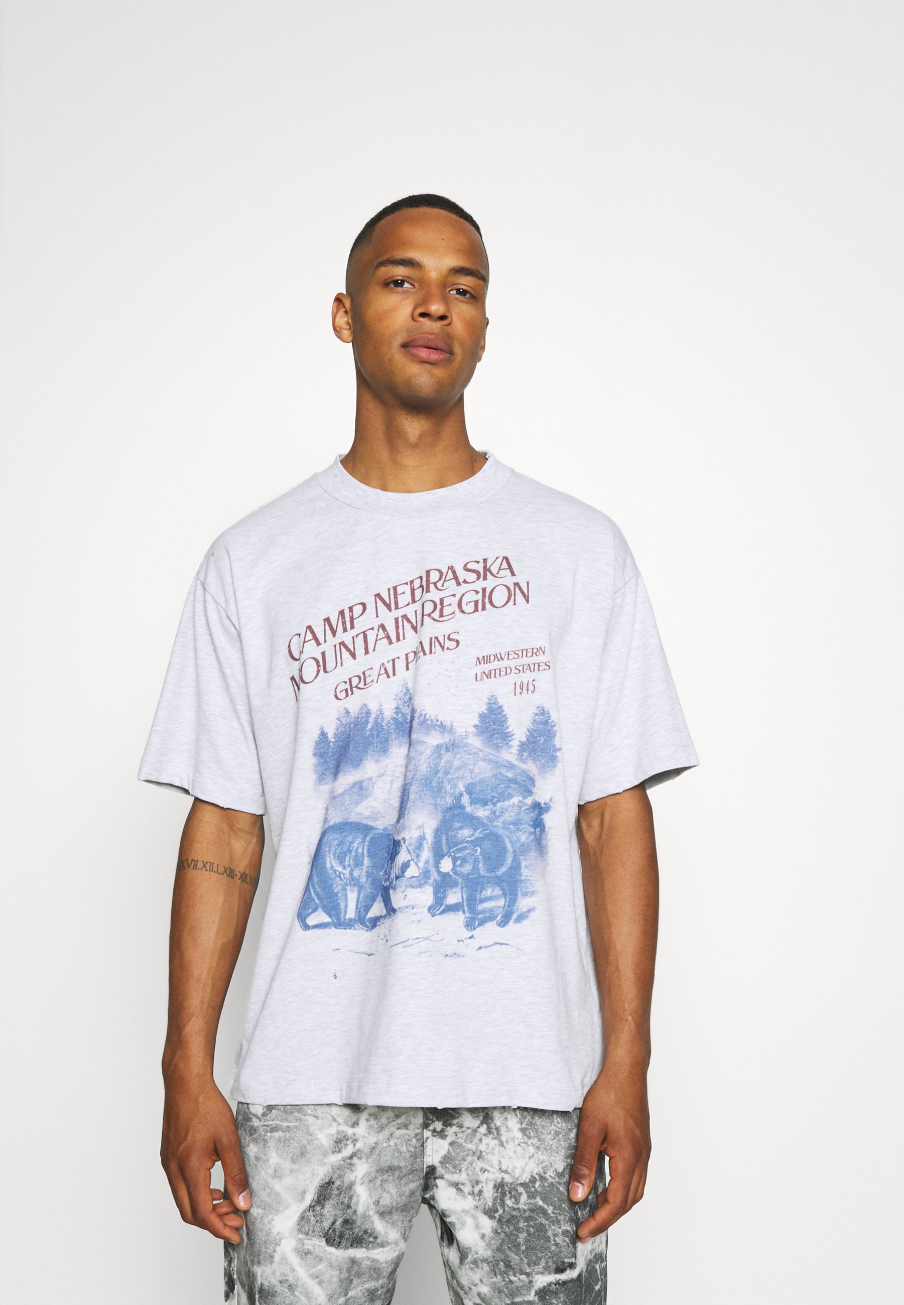 Jaded London CAMP NEBRASKA - Print T 