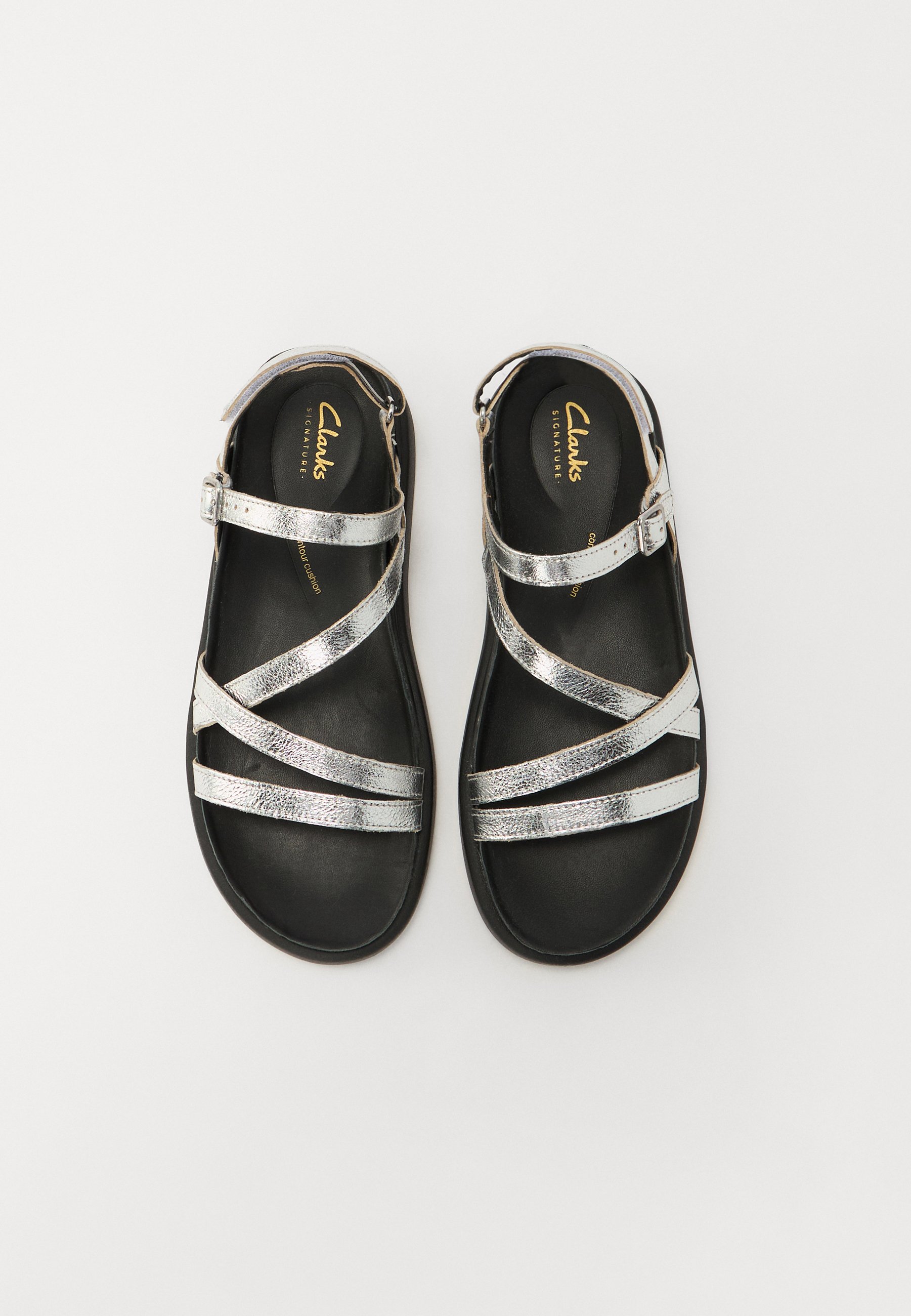 Clarks ARISTELLA ROSE - Sandals - silver metallic/silver