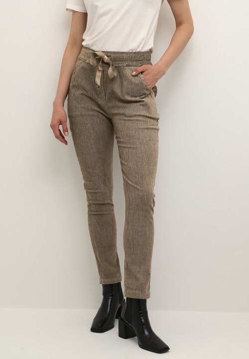Cream NANNA PANTS Broek pitch black/zwart Zalando.be
