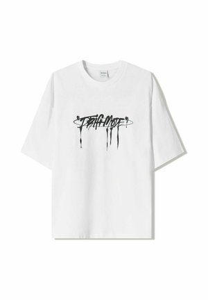 SHORT SLEEVE  - Potiskana majica - white