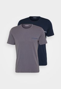 CREW NECK 2 PACK - Undershirt - magnete/blu