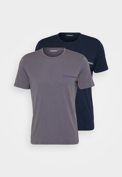 Emporio Armani CREW NECK 2 PACK - Undertröja - magnete/blu