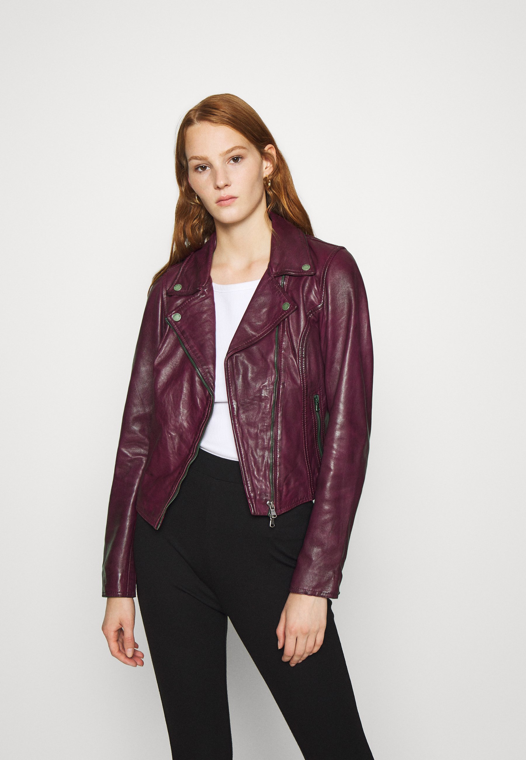 blackberry leather jacket