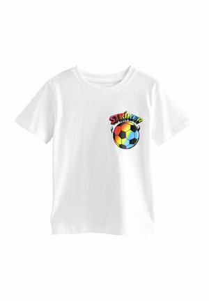 SHORT SLEEVE GRAPHIC  REGULAR FIT - T-shirt imprimé - white football back print