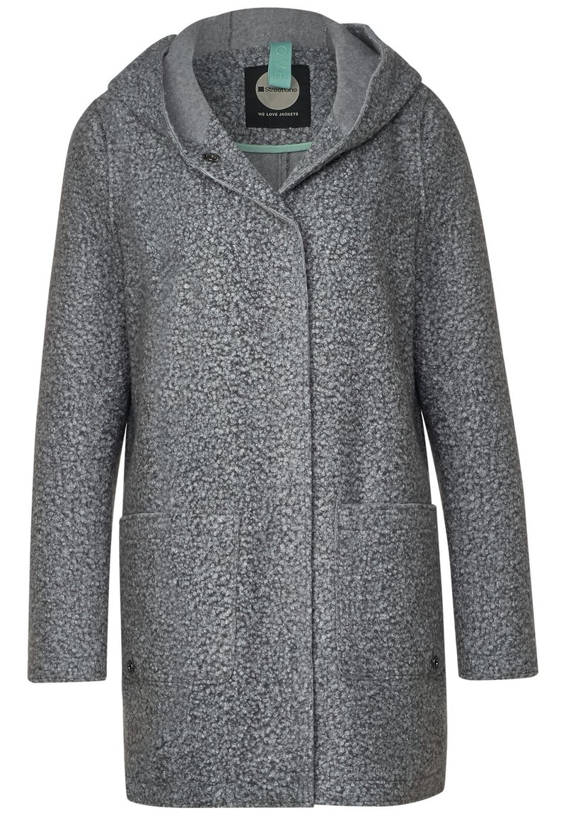 Street One Manteau court mottled light grey/gris clair chiné