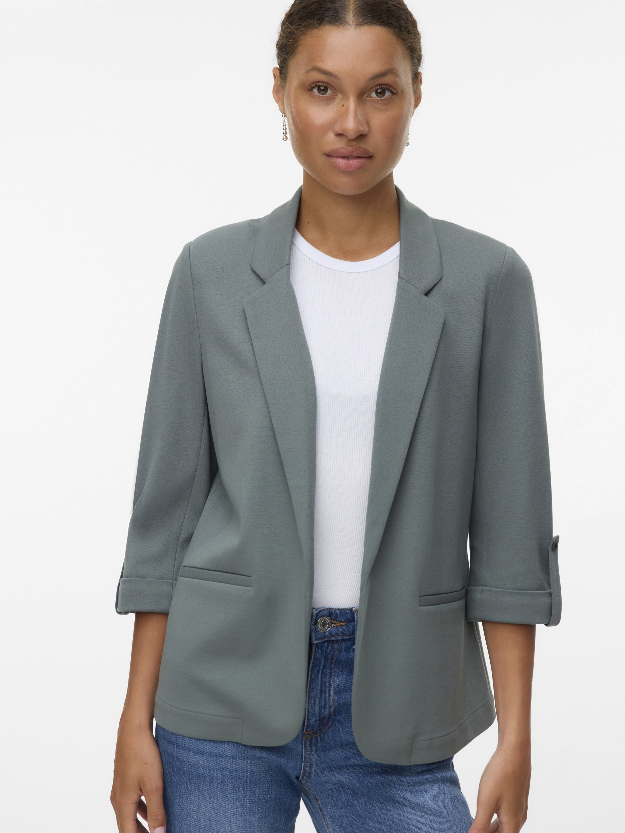 Vero Moda VMEVA Blazer balsam green/mottled light green