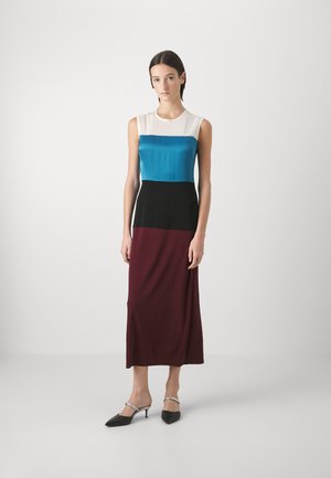 COLORBLOCK DRESS - Vestito elegante - black