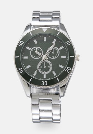 UNISEX - Orologio - silver-coloured/green