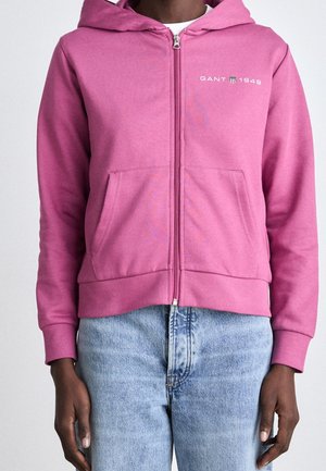 Mikina na zip - lilac