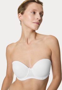 Marks & Spencer 2PACK PADDED - Axelbandslös bh / Multifunktionsbh - white/black