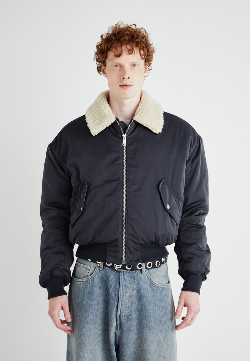 Weekday TIMO REGULAR BOMBER JACKET - Bomber dzseki - grey