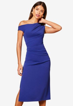 Lipsy DRAPE ONE SHOULDER RUCHED - Juhlamekko - blue