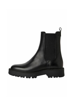 Tamaris CHELSEA - Enkelkaarsjes - black leather