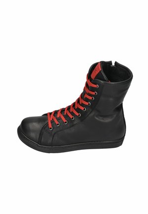Lace-up ankle boots - schwarz chili