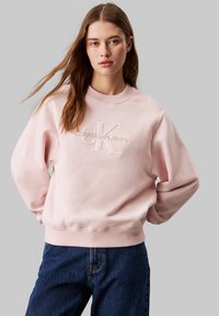 Calvin Klein Jeans CREW NECK - Sudadera - peach whip