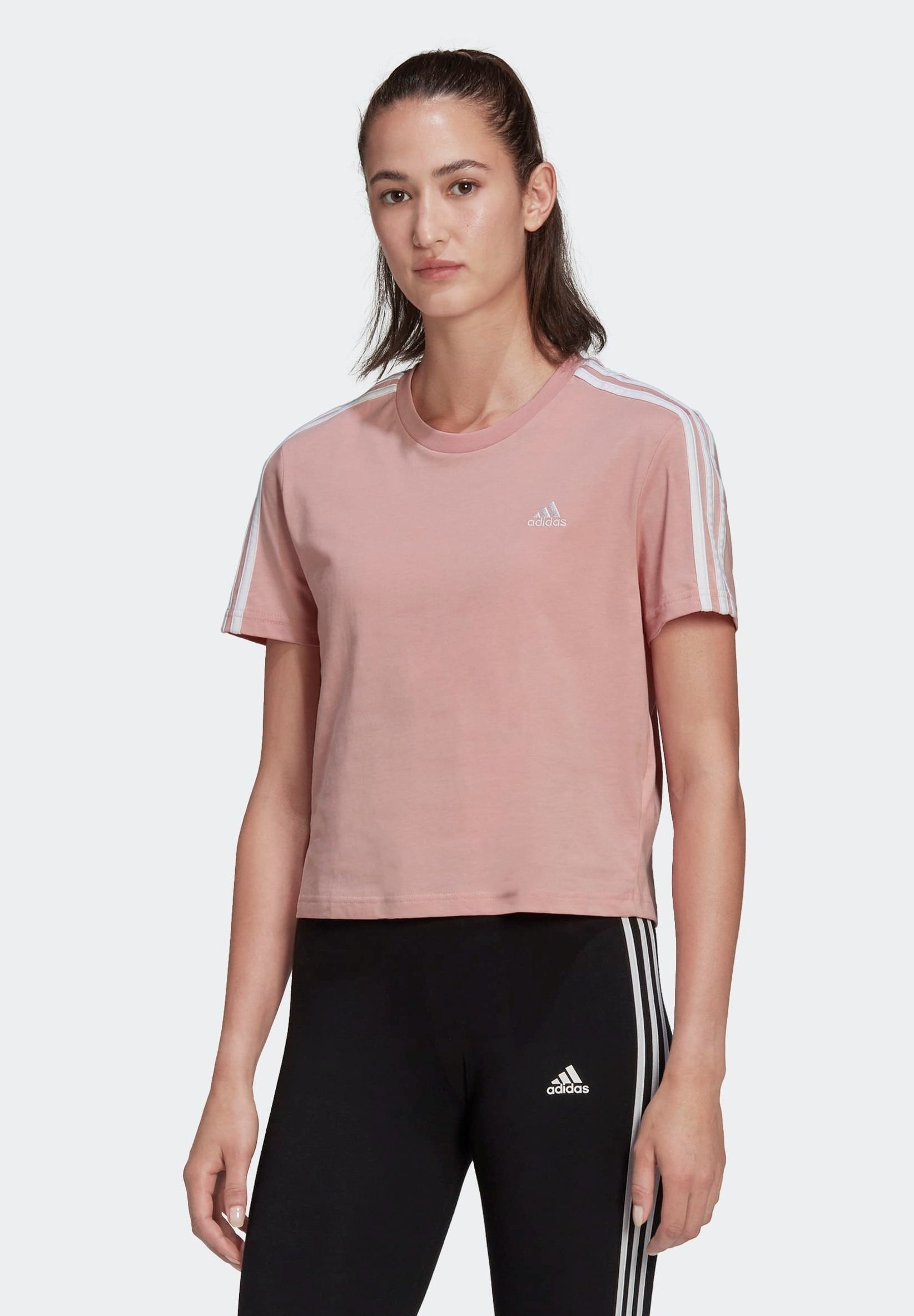 adidas Performance Print T-shirt - pink - Zalando.co.uk