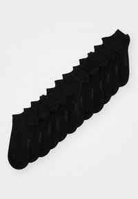 ESSENTIAL STEPS SOLID UNISEX 12 PACK - Ponožky - black