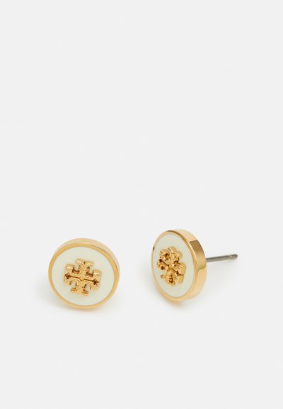 Tory Burch KIRA CIRCLE STUD EARRING - Örhänge - gold-coloured/new ivory