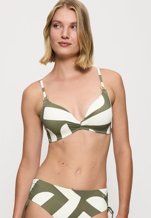 SUMMER ALLURE - Triangle bra - green - light combination