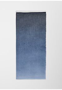 s.Oliver LOOP MIT PLISSEEFALTEN - Écharpe tube - navy