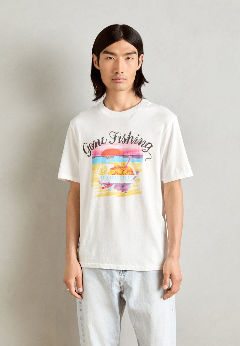 Scotch & Soda Front Chest Artwork Shirt Heren