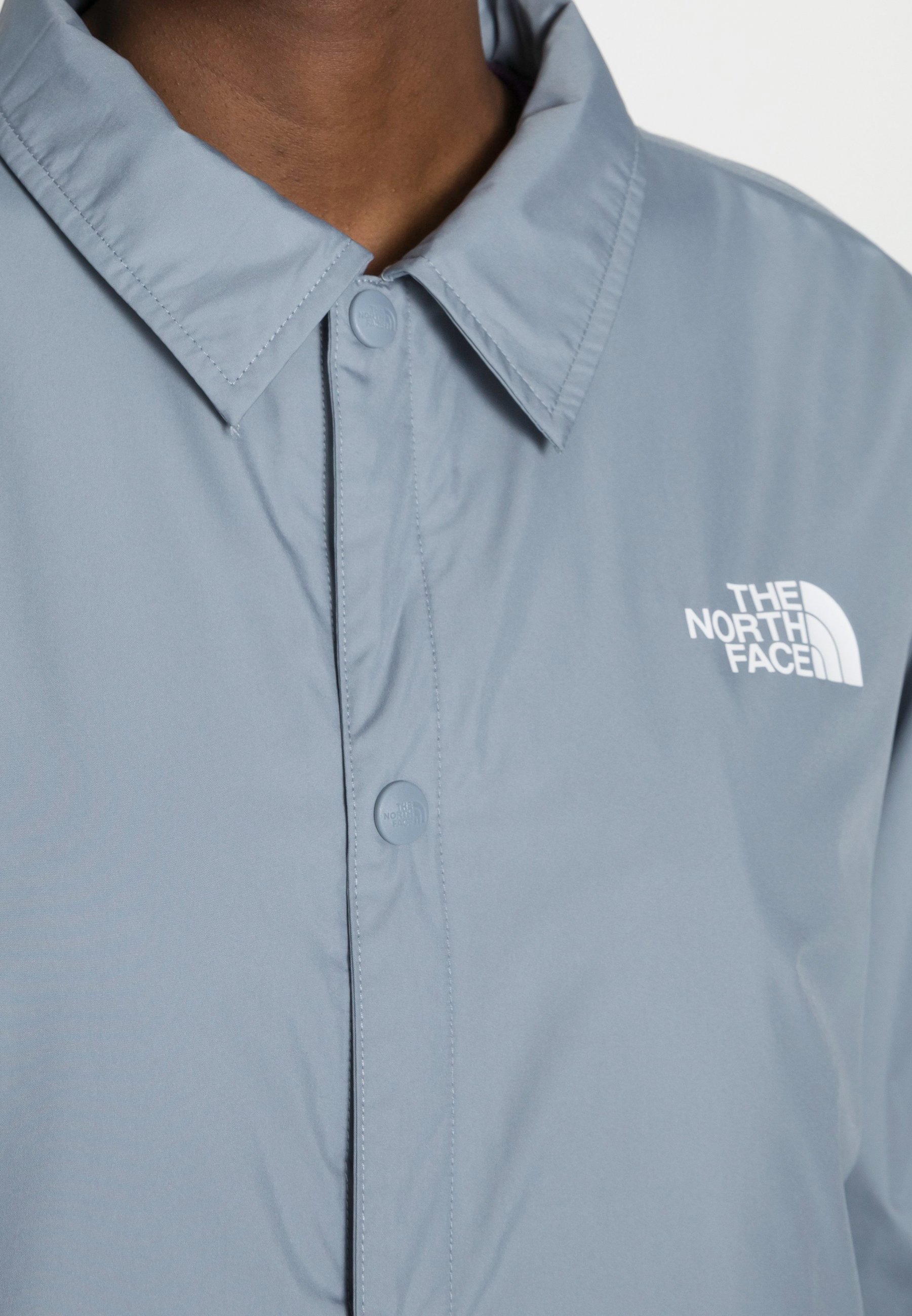 north face coach jacket blue
