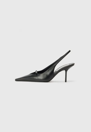 SLINGBACK - Sandali con tacco - black