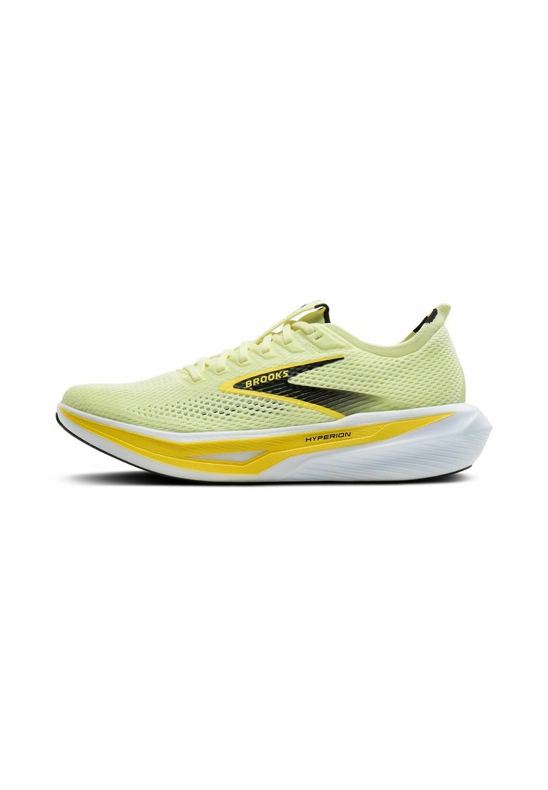 Brooks HYPERION 3 - Road running shoes - luminary black/yellow/light ...