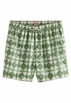 PRINTED - REGULAR FIT - Badeshorts - green