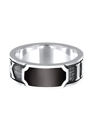 KUZZOI STRUCTURED ROMAN NUMERALS - Bague - silber