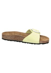 Birkenstock MADRID BIG BUCKLE LENB - Sandals - faded lime