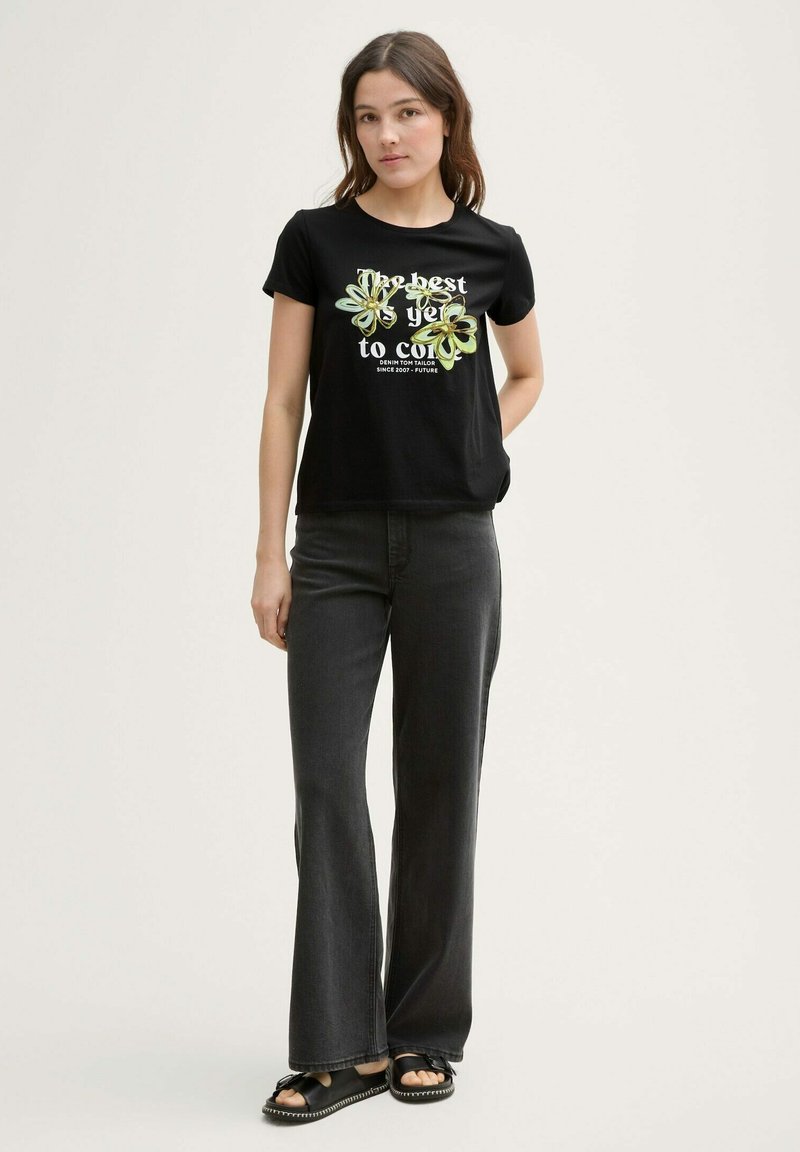 TOM TAILOR DENIM Camiseta Básica - Light Green/verde Claro