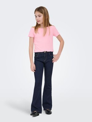 ONLY GIRLS, KOGNELLA S/S O-NECK TOP NOOS JRS - Navadna majica - romance rose