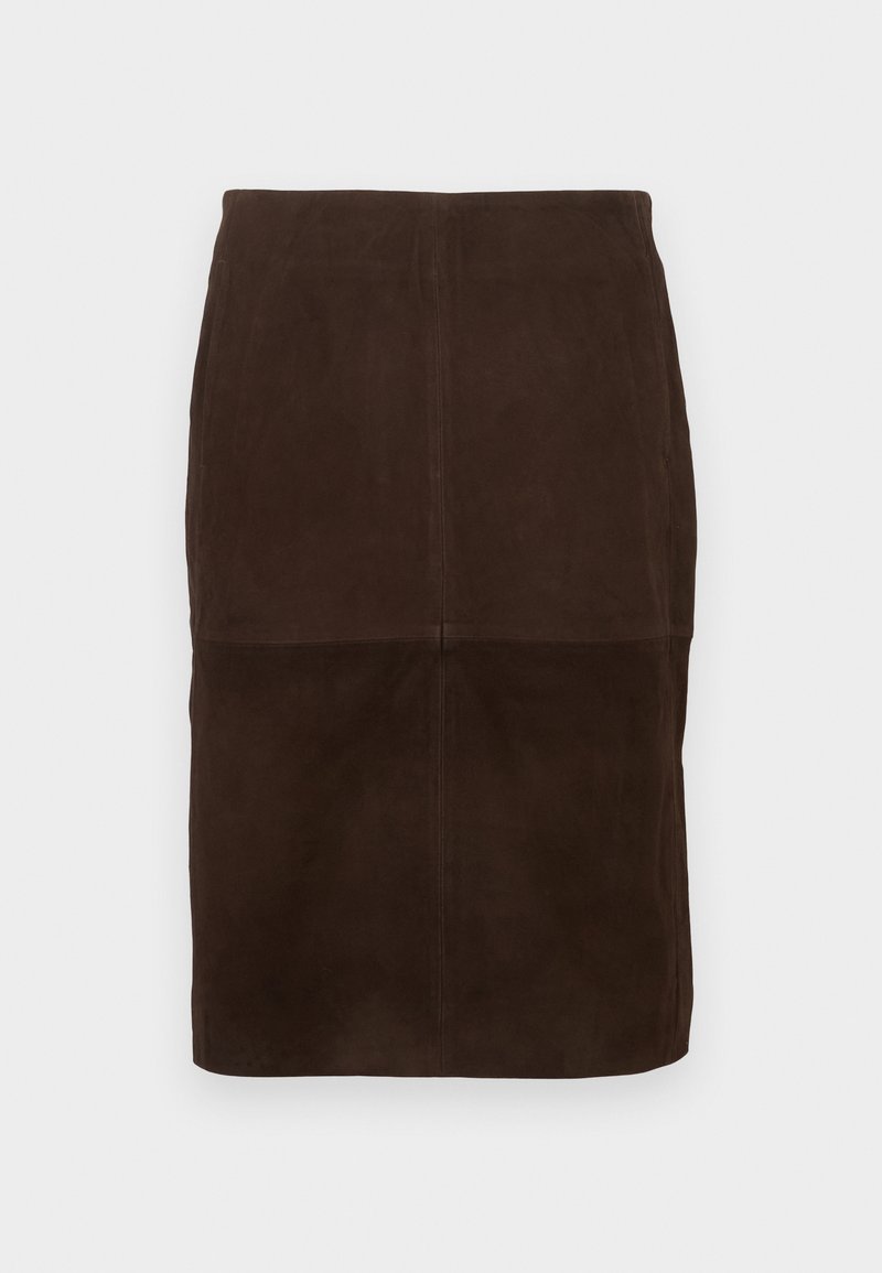 2nd Day JAYAN - Pencil skirt - java/dark brown - Zalando