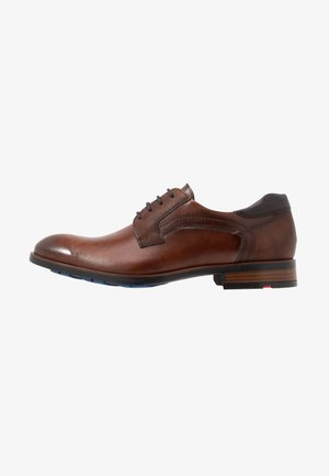 JAKE - Smart lace-ups - marrone