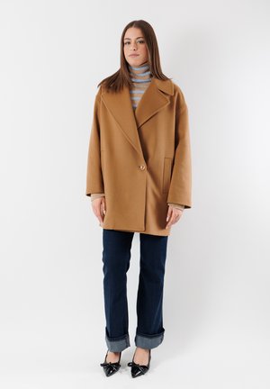 Cappotto corto - cammello