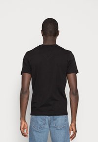 TOM TAILOR DOUBLE PACK V-NECK TEE - T-shirt basic - black