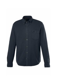 MODERN FIT WITH ACID WASHED LONG SLEEVES AND UP TO - Overhemd - navy blue