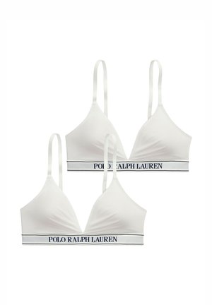 2-PACK ESSENTIALS - Triangel BH - white cloud