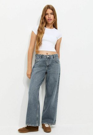 New Look Teen, GIRLS SLOUCHY LOW RISE - Vaqueros boyfriend - grey