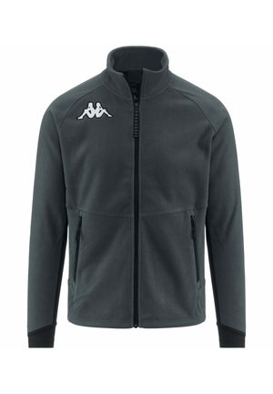 CON ZIP CENTO - Giacca in pile - grey asphalt - black