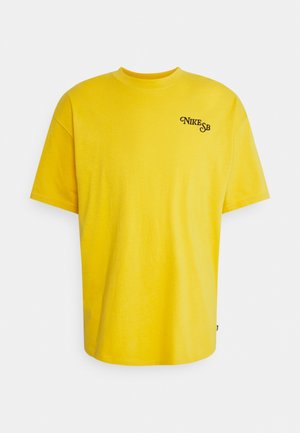 TEE BUD UNISEX - Print T-shirt - yellow