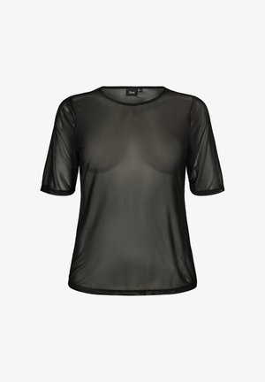Zizzi, T-shirt basic - schwarz