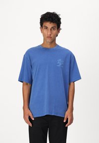 Samsøe Samsøe UNISEX - Tričko s potlačou - true navy lotus