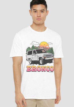 Ford, BRONCO IN THE MOUNTAINS - Print T-shirt - white