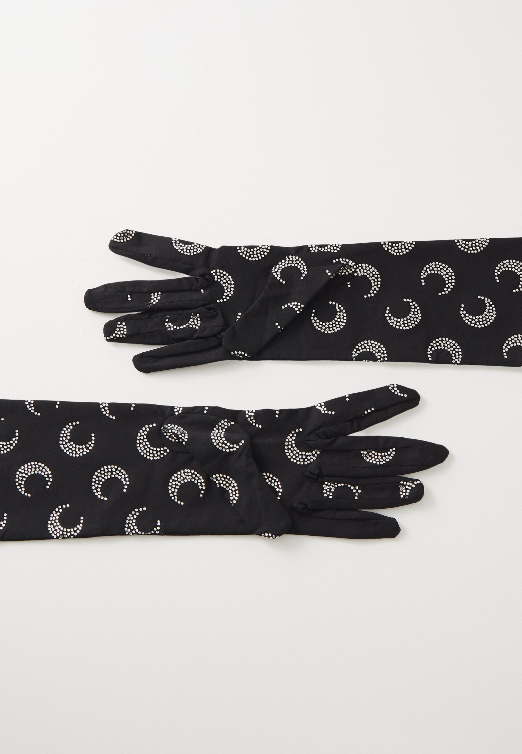 MARINE SERRE MOON WRIST LENGHT GLOVES - Gloves - black/black - Zalando